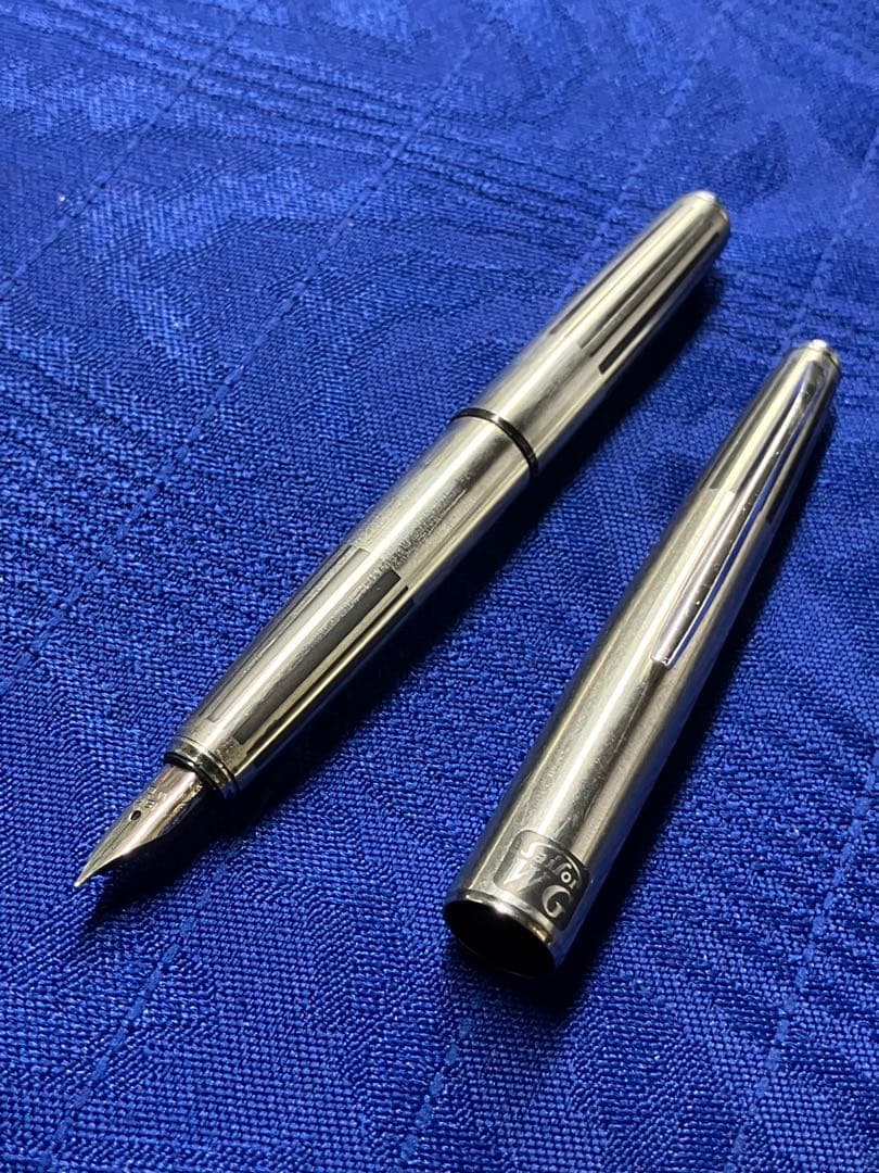 セーラー万年筆　WG レア廃盤品　昭和レトロ　18k ステンレスストラ