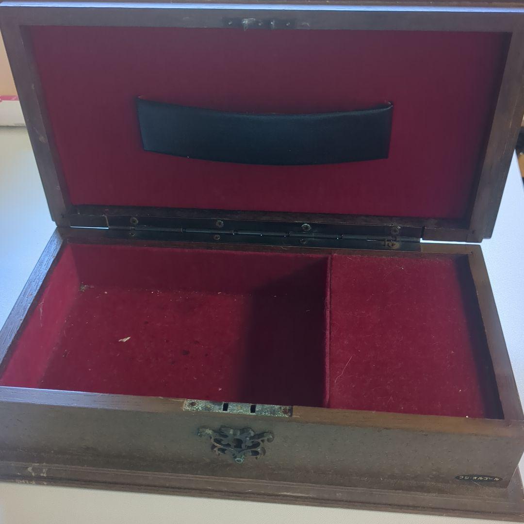 古地図デザインの木製オルゴール