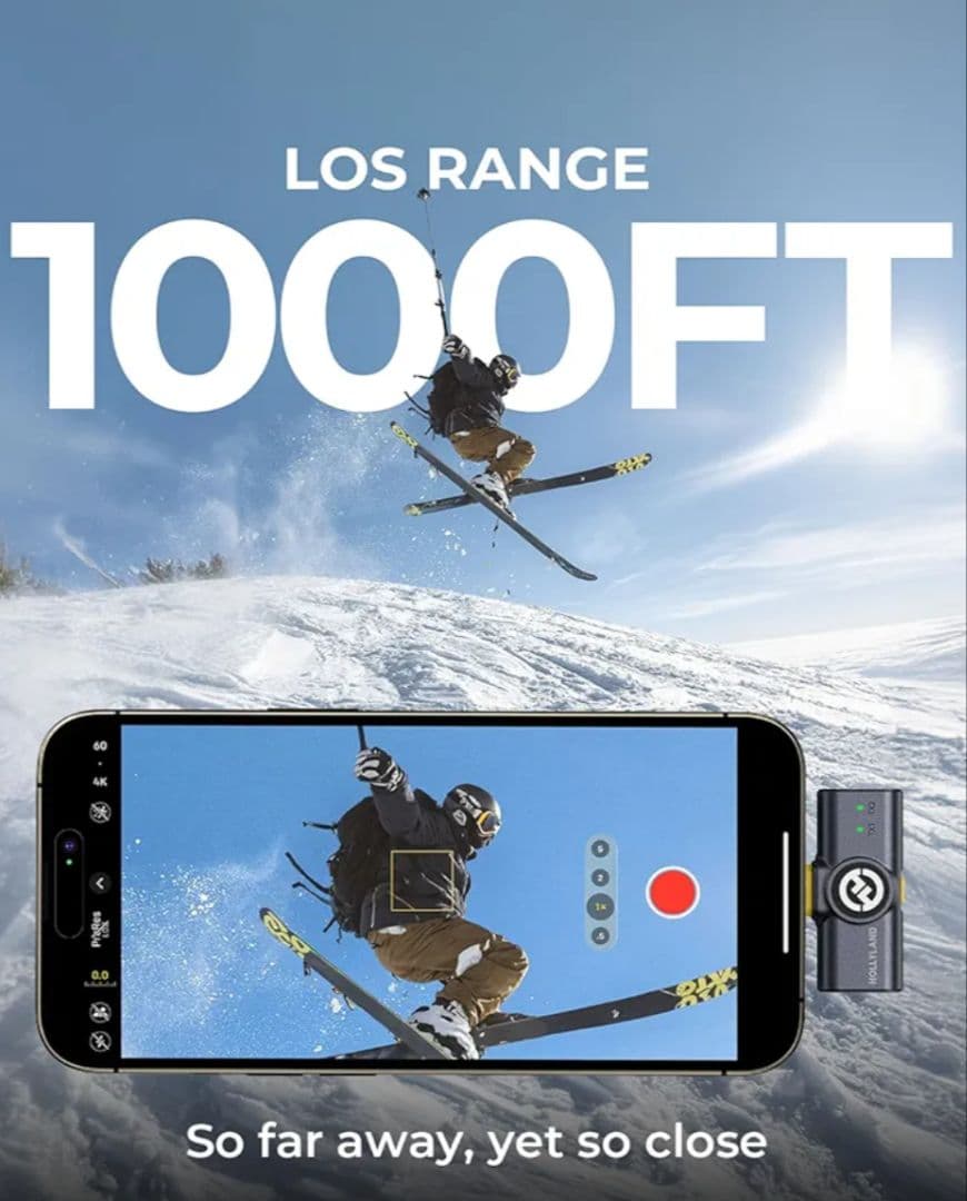 割引/Hollyland-Lark M2-ワイヤレスマイク-ノイズキャンセル機能