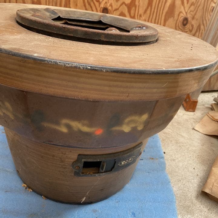 引き取りのみ）昭和レトロ　センコー練炭火鉢