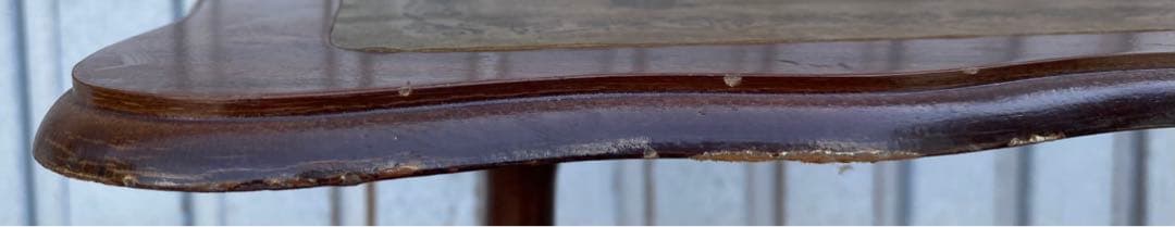 昭和レトロ　マガジンラック　雑誌入れ　新聞入れ　サイドテーブル　木製