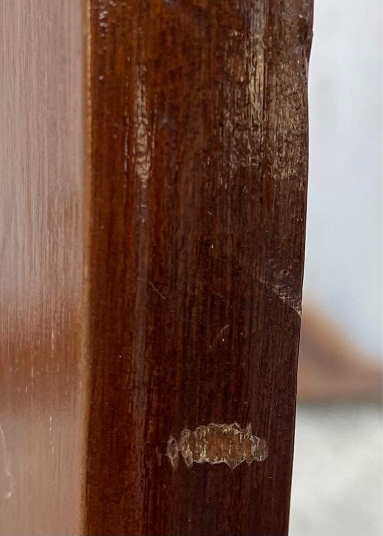 昭和レトロ　マガジンラック　雑誌入れ　新聞入れ　サイドテーブル　木製