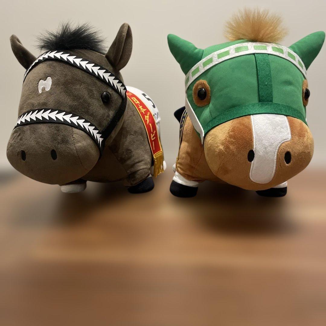 サラブレッドコレクションBIGぬいぐるみ サイレンススズカ、ディープインパクト