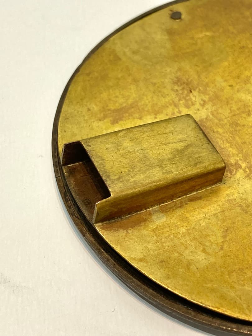 141【笹竜胆家紋　前立　江戸時代】 甲冑　本歌　武具　兜　鎧　江戸　戦国　具足