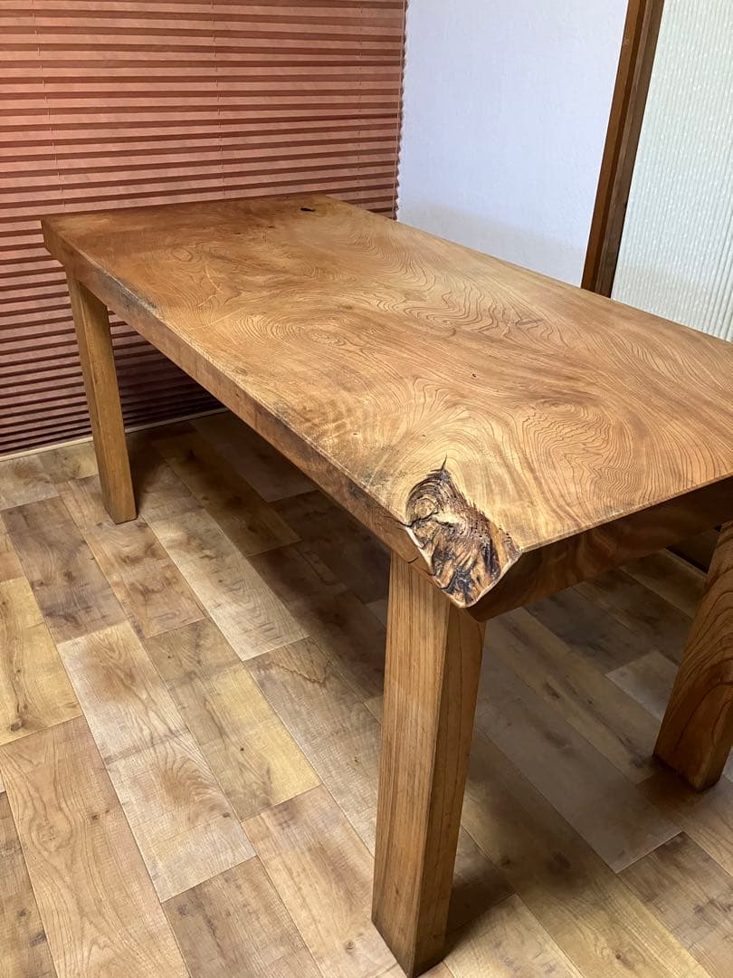 欅　ケヤキ　けやき　無垢　ダイニングテーブル　テーブル