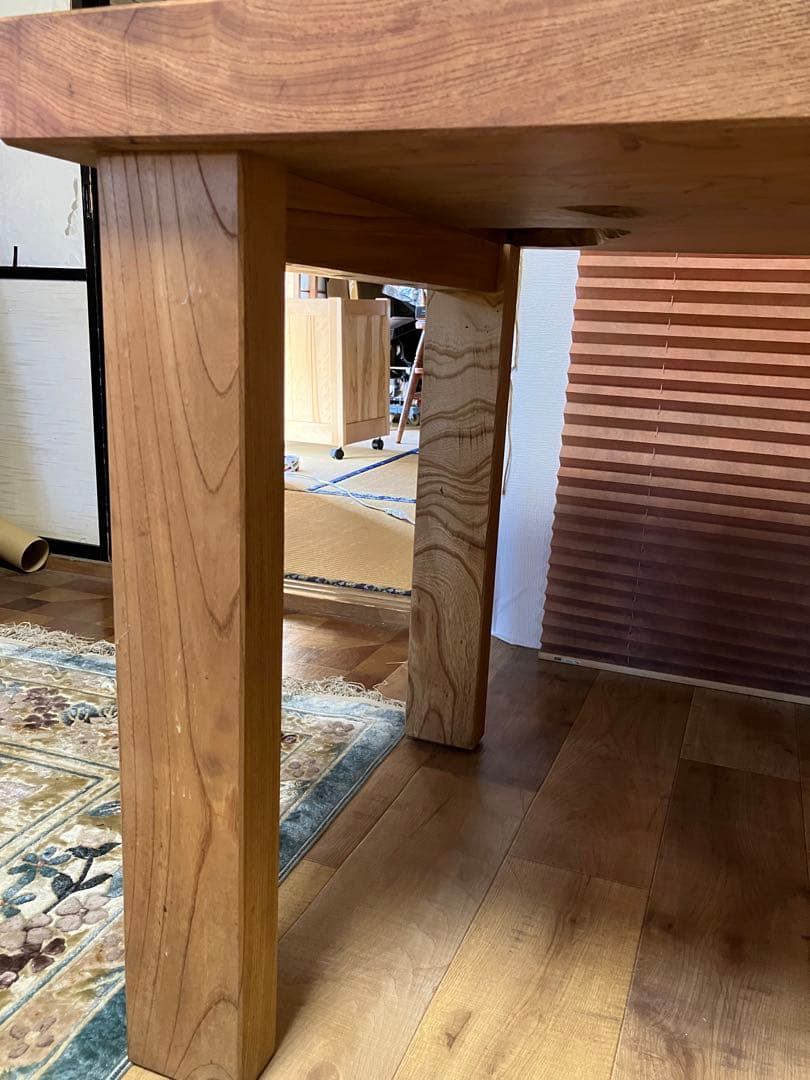 欅　ケヤキ　けやき　無垢　ダイニングテーブル　テーブル