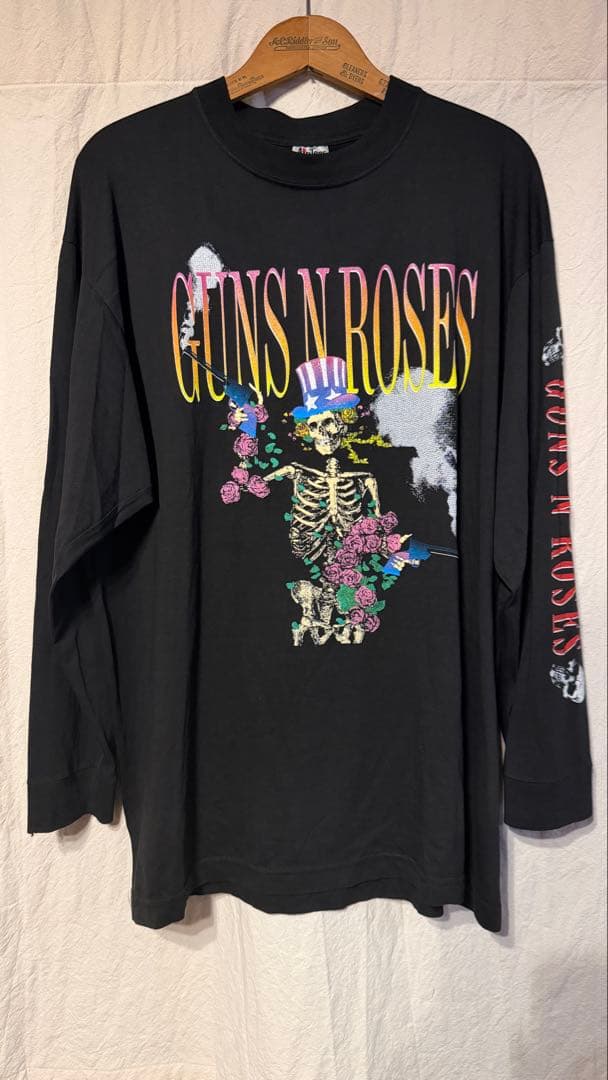 GUNS N ROSES ロングスリーブTシャツ ブラック