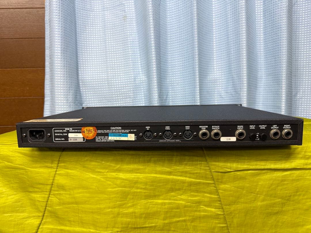専用Lexicon PCM70 名機リバーブ 梅田手渡し可能 スタジオで動作確認