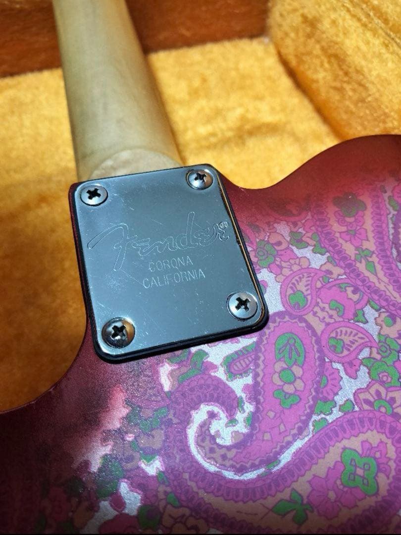 【ひかりさん用】ペイズリー　テレキャスター　ピンク　レリック