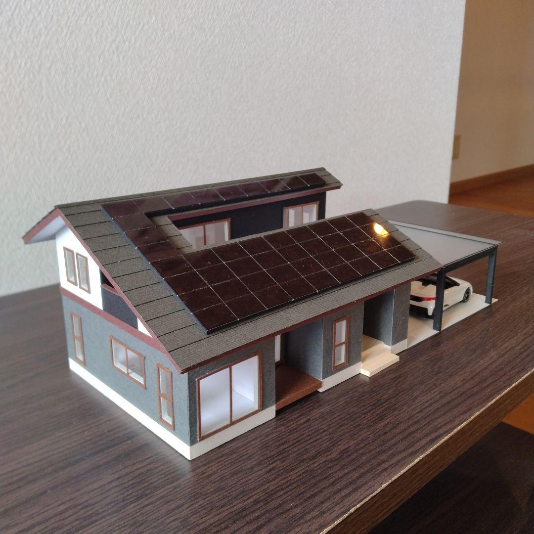 100分の1，2階建て内外模型 No.97『バルコニーでBBQ！！』