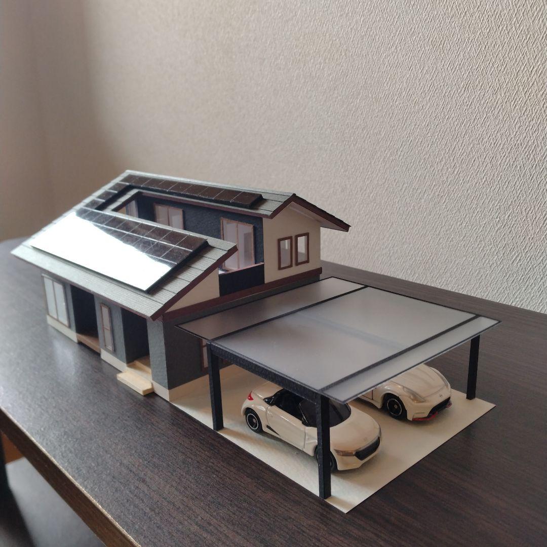 100分の1，2階建て内外模型 No.97『バルコニーでBBQ！！』