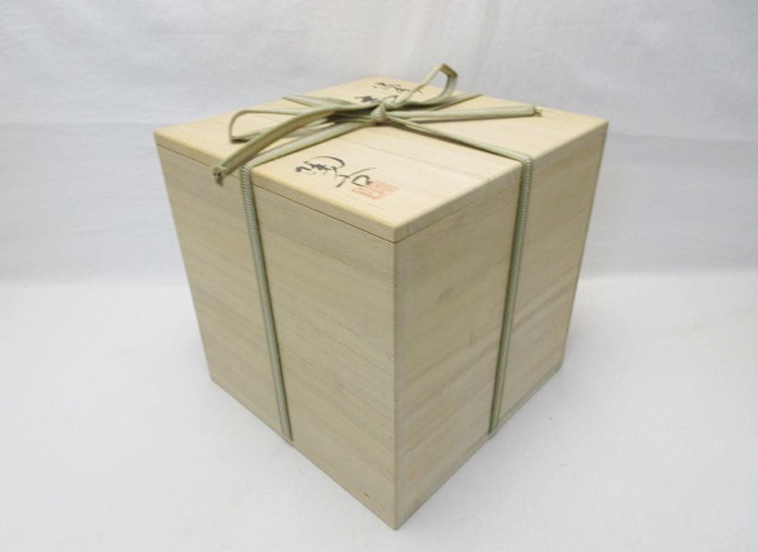 未使用 華道具 小西陶古造 備前焼 窯変 壺 花入 陶印 栞 花器 飾り壺 共箱