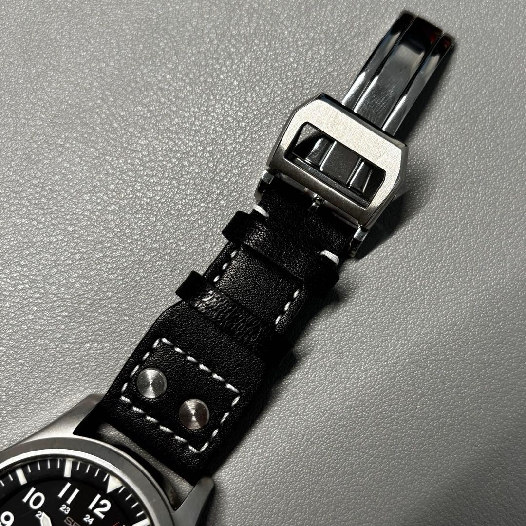 SEIKO5 SPORTS SNZG15K1 ミリタリー 7s36