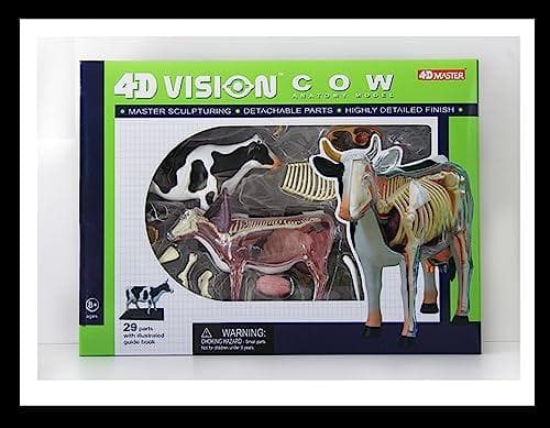 訳あり 4D VISION 乳牛 フィギュア 立体パズル 動物解剖 組立 模型
