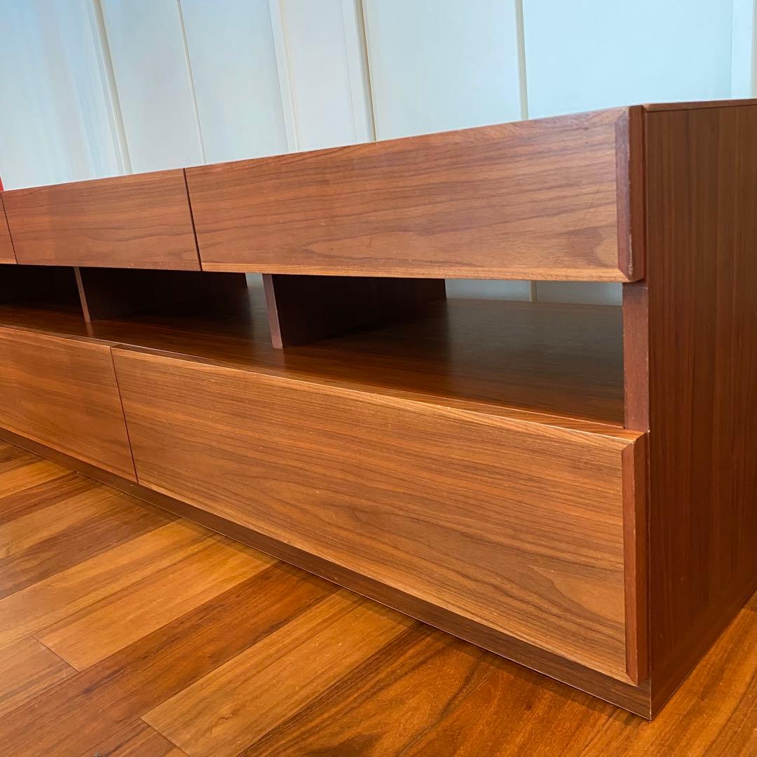 ACTUS アクタス　テレビボード　テレビ台　木目　ブラウン　茶色　高級家具