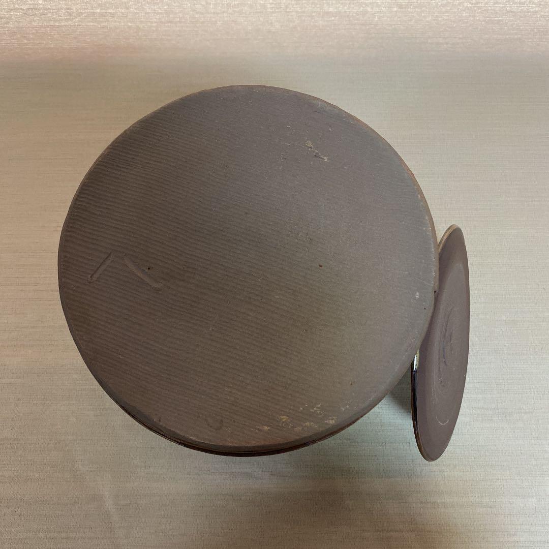 高取焼　水指　「高取　八山」作　N o9