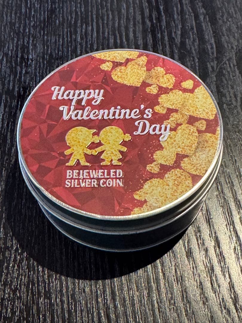 【世界500枚限定】2019 カナダ メイプルリーフ バレンタイン銀貨 1oz