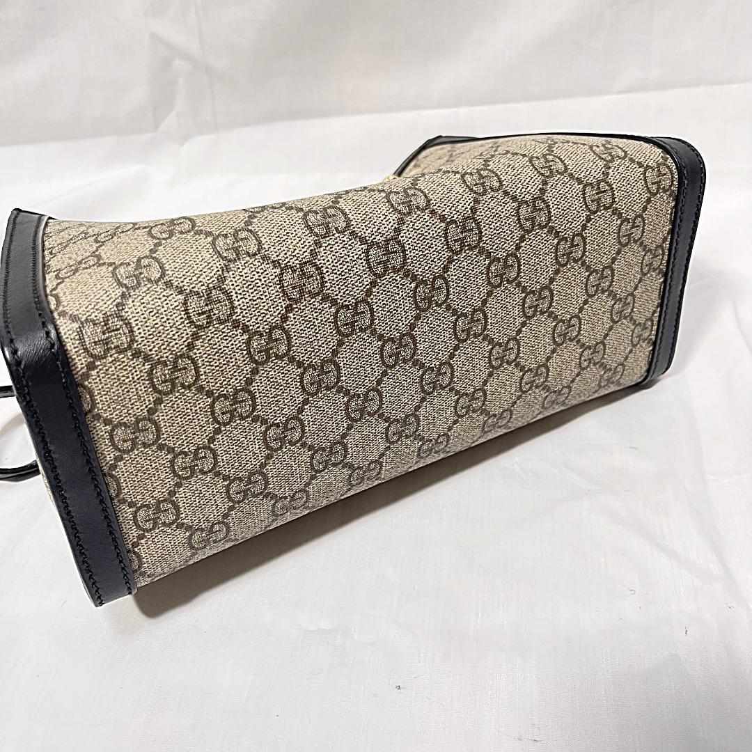 GUCCI グッチ パドロック GGスプリーム ハンドバッグ チェーンショルダー