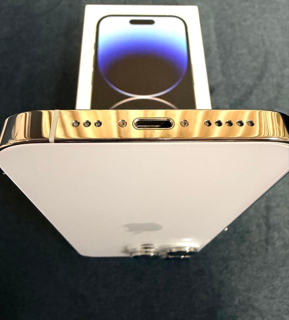 iPhone14pro 128GB シルバー 本体 美品 箱 付属品 新品おまけ