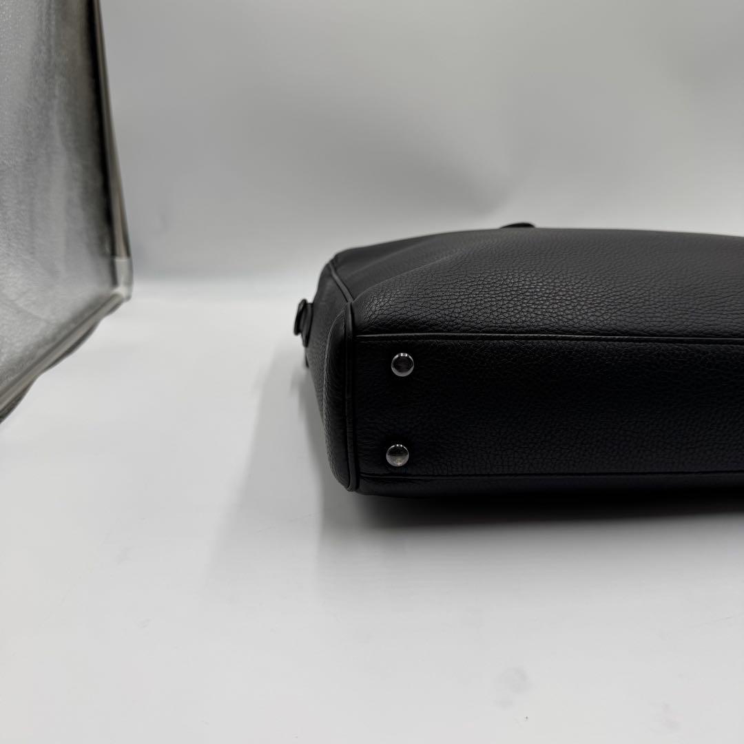 極美品✨ コーチ ブリーフケース 2way グラハム A4 レザー ブラック