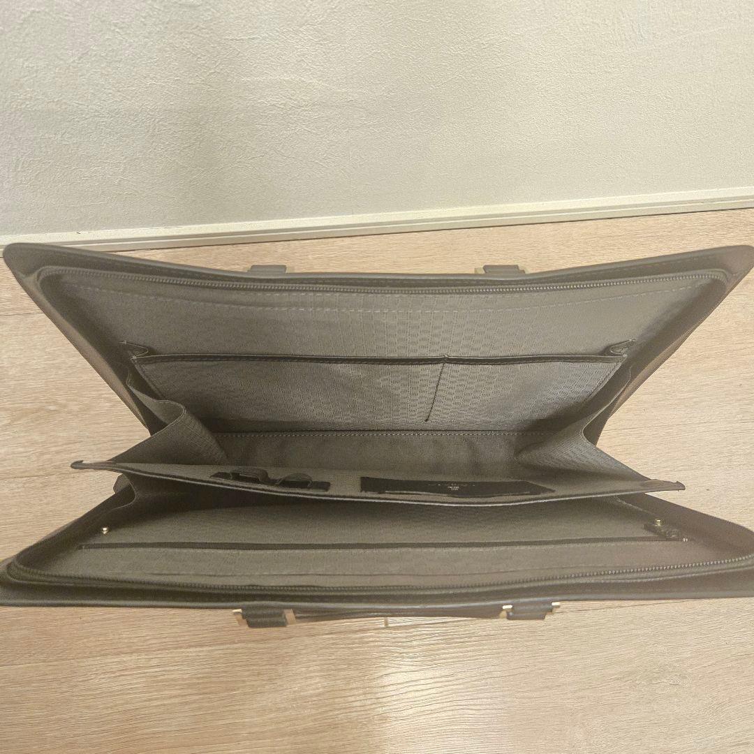 【美品】LANVIN Collection ビジネス ブリーフケース(ブラック)