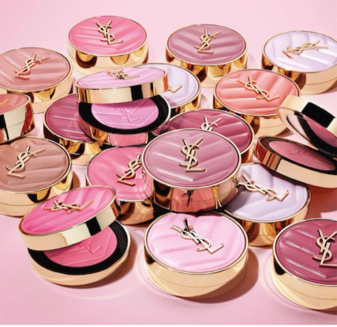 新製品YSLメイクミーブラッシュパウダー93 - レストレス ロゼ[シマリー]