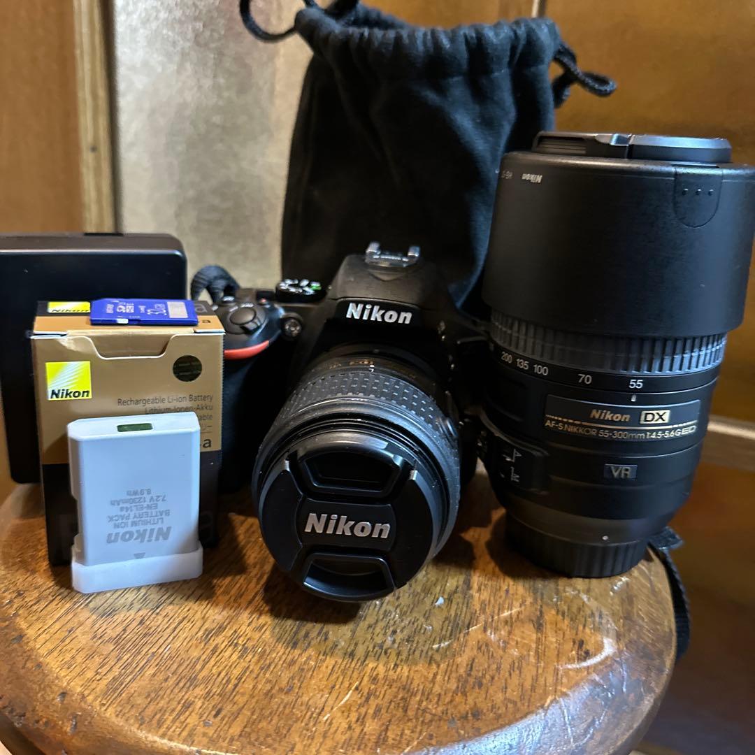 Nikon D5500 ダブルレンズキット 箱無し≪S数1回≫
