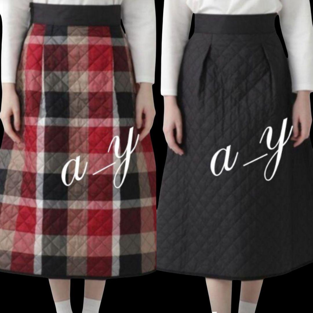 【状態良好】ブルーレーベルクレストブリッジ☆リバーシブルキルトスカート