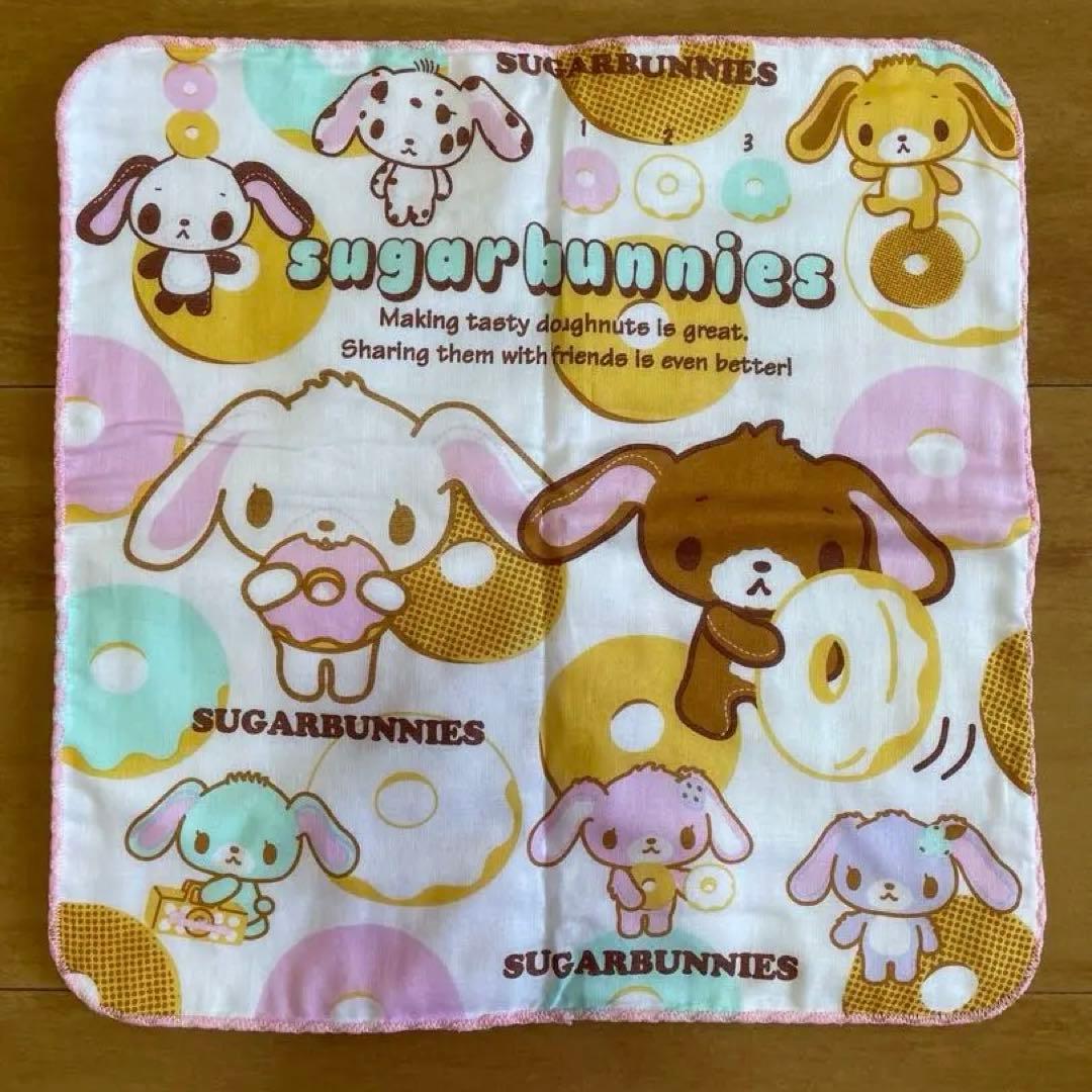 激レア♡シュガーバニーズ　タオルハンカチ　ドーナツ　☆未使用品☆