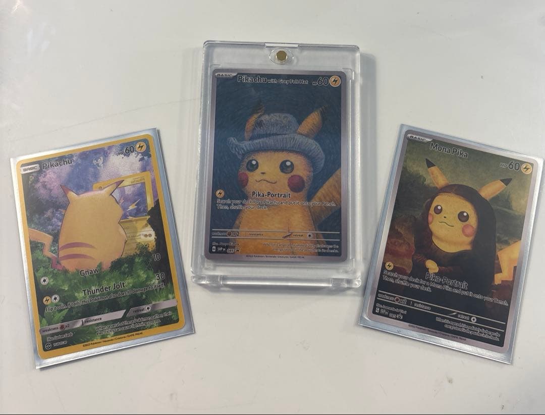 ゴッホピカチュウモナピカ Pikachu　星月夜3枚セット！