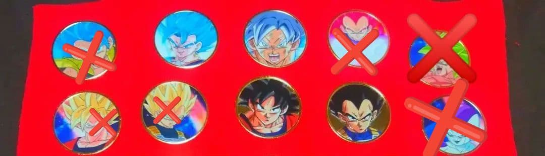 ドラゴンボール　メダル　セット　悟空　ベジータ　ブロリー　フリーザ