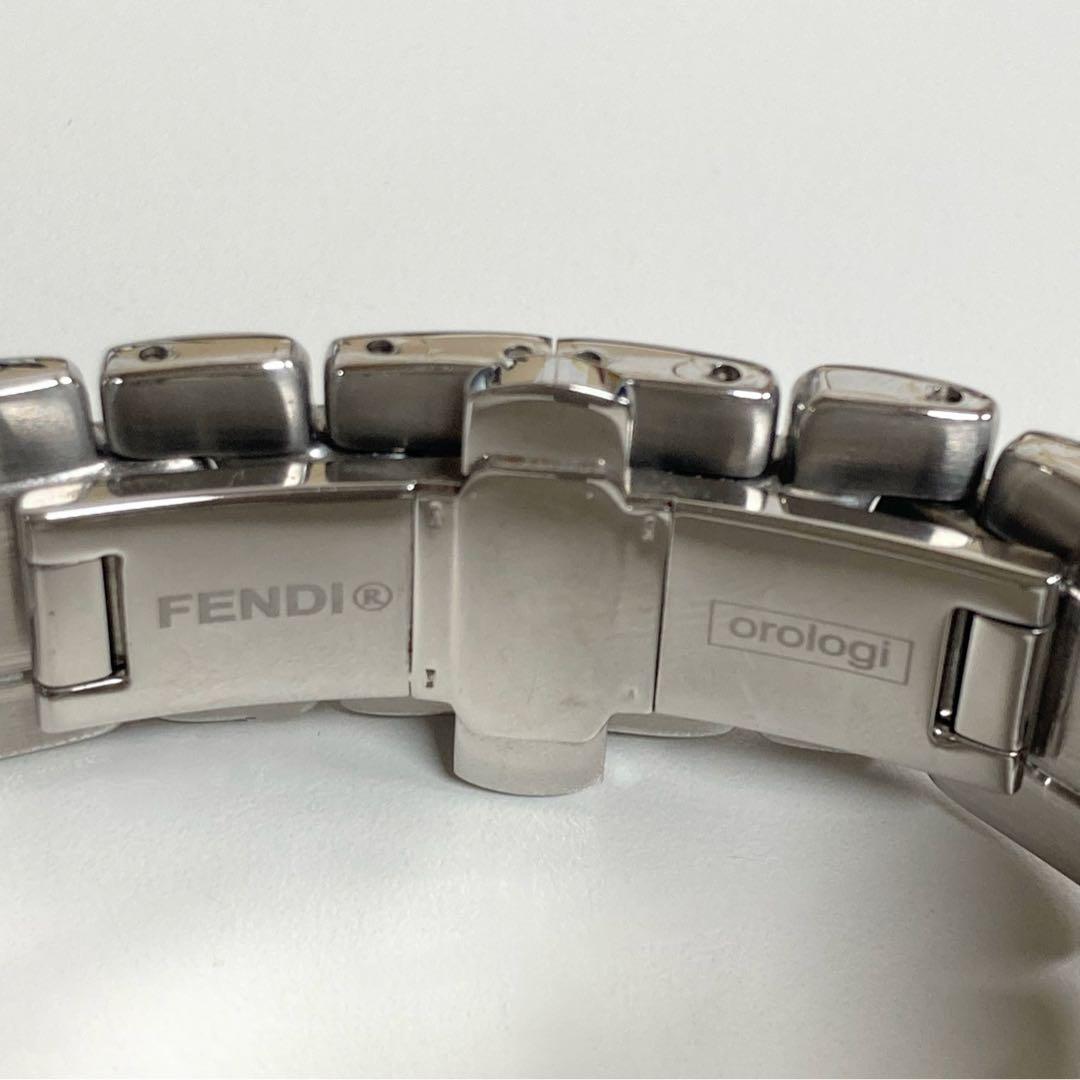 FENDI フェンディ オロロジ デイト ラウンド ローマン 210G メンズ