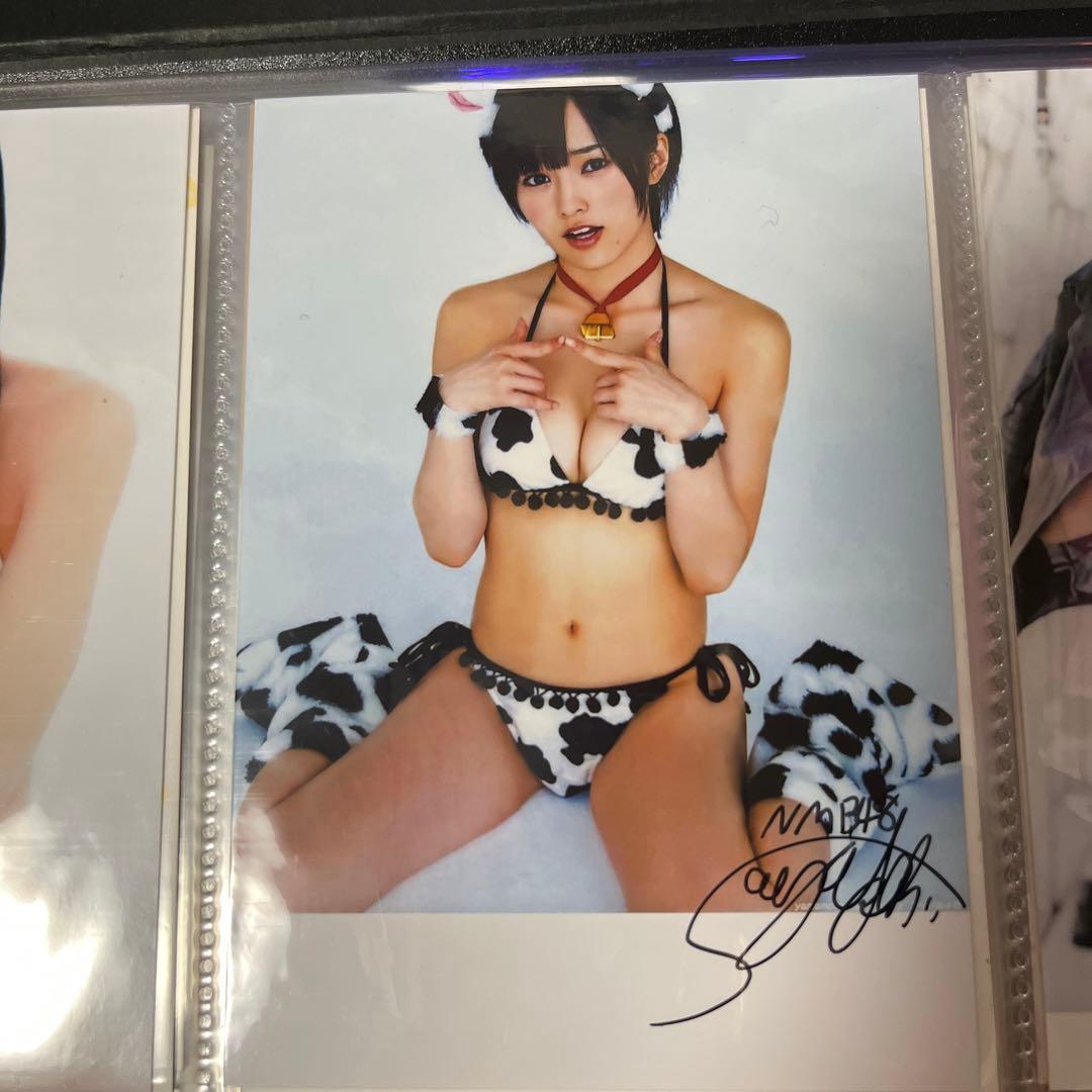 山本彩　生写真　写真フォルダー　サイン写真2枚 その他150枚