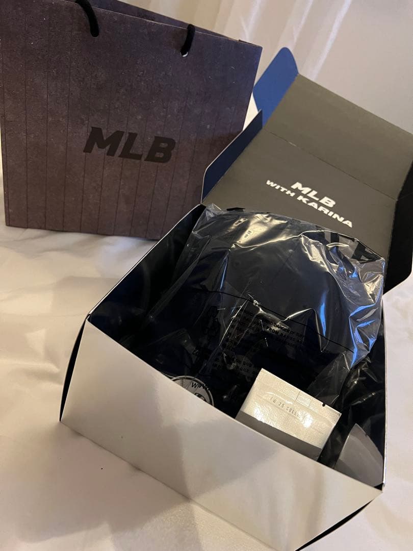 【新品】KARINA MLB コラボキャップ　サイズ57 aespa カリナ