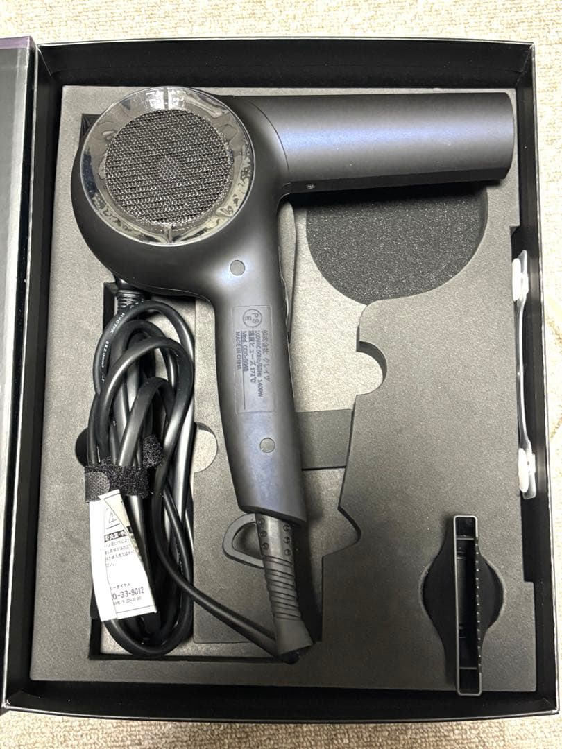 s*a様 ホリスティックキュアーズ ドライヤー Rp. CCID-G04B ブラ