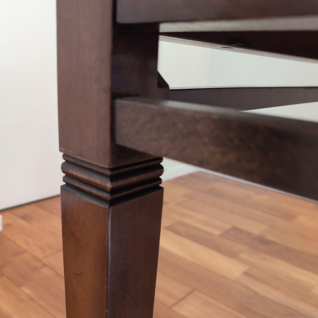 ダイニングテーブル イタリア製 ヴィンテージ ほぼ正方形