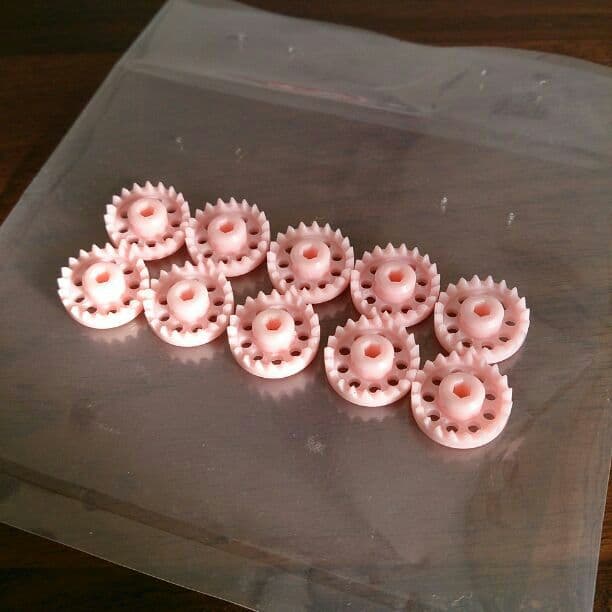 ミニ四駆 軽量ピンククラウンギヤ G13 ピンク (10個)セット