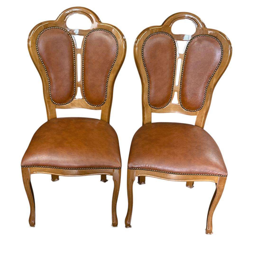 美品【イタリアアンティーク調】【モレロ・ジャンパウロ】【ダイニングチェアー】1脚