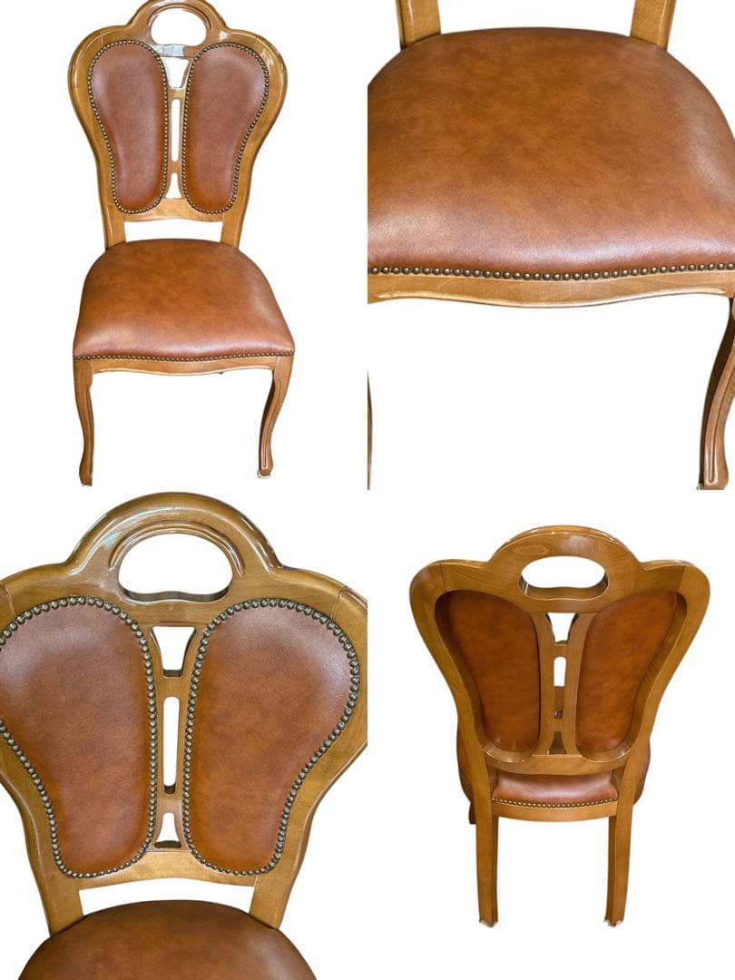 美品【イタリアアンティーク調】【モレロ・ジャンパウロ】【ダイニングチェアー】1脚