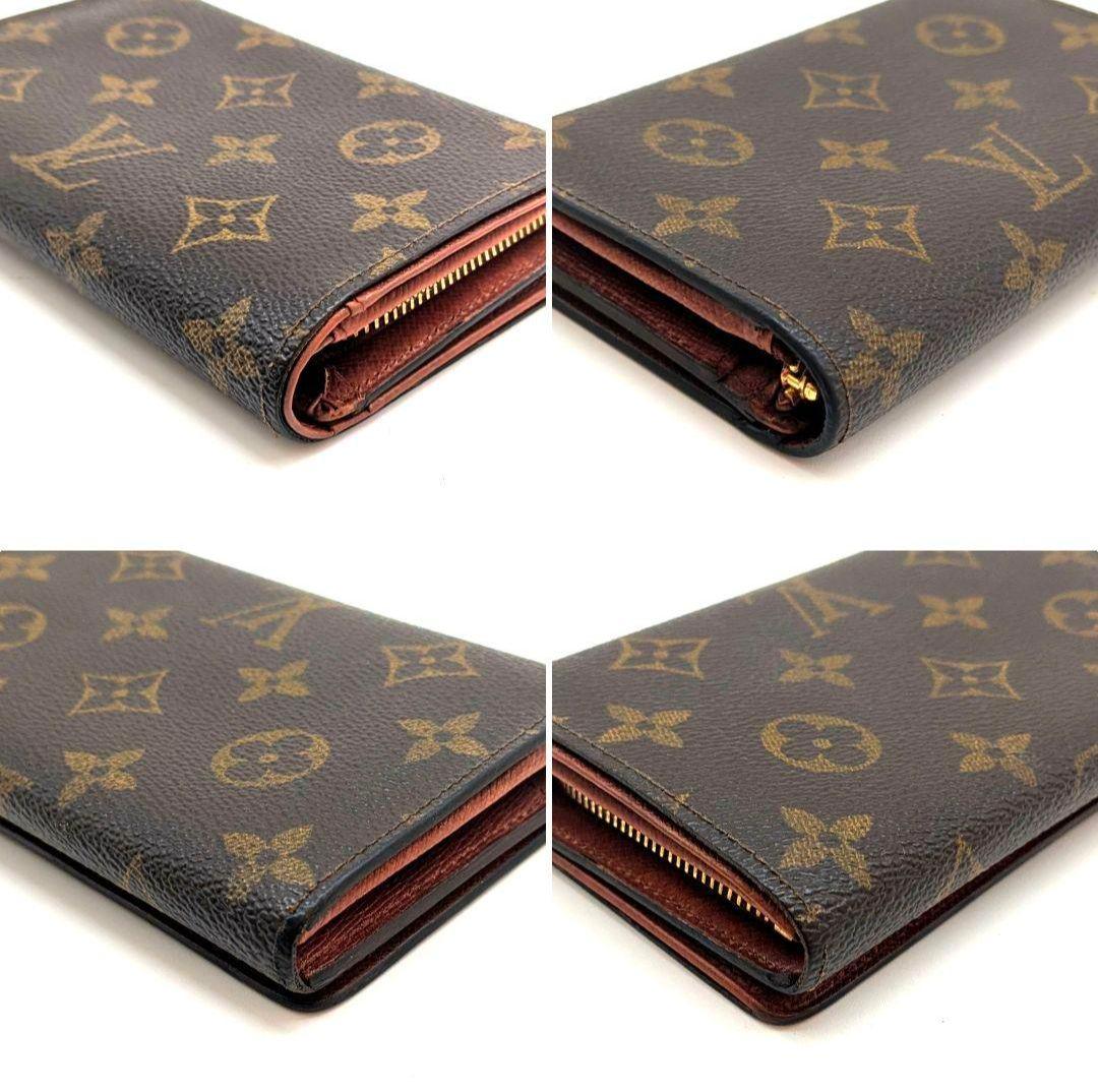 ルイヴィトン モノグラム ビエ トレゾール L字型ファスナー 折り財布 B36