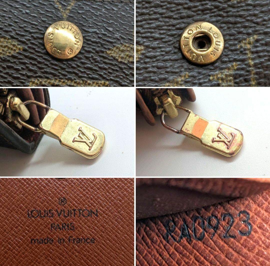 ルイヴィトン モノグラム ビエ トレゾール L字型ファスナー 折り財布 B36