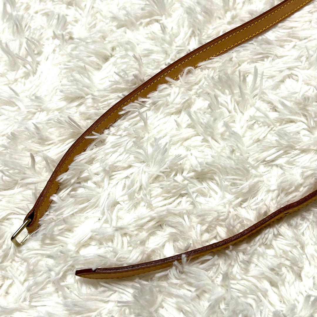 【極美品✨】ルイヴィトン ショルダー紐 レザー ヌメ革 金具 希少品