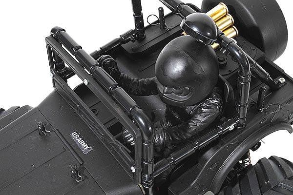 TAMIYA US ARMY RCカー ワイルド ウィリー2 BLACK