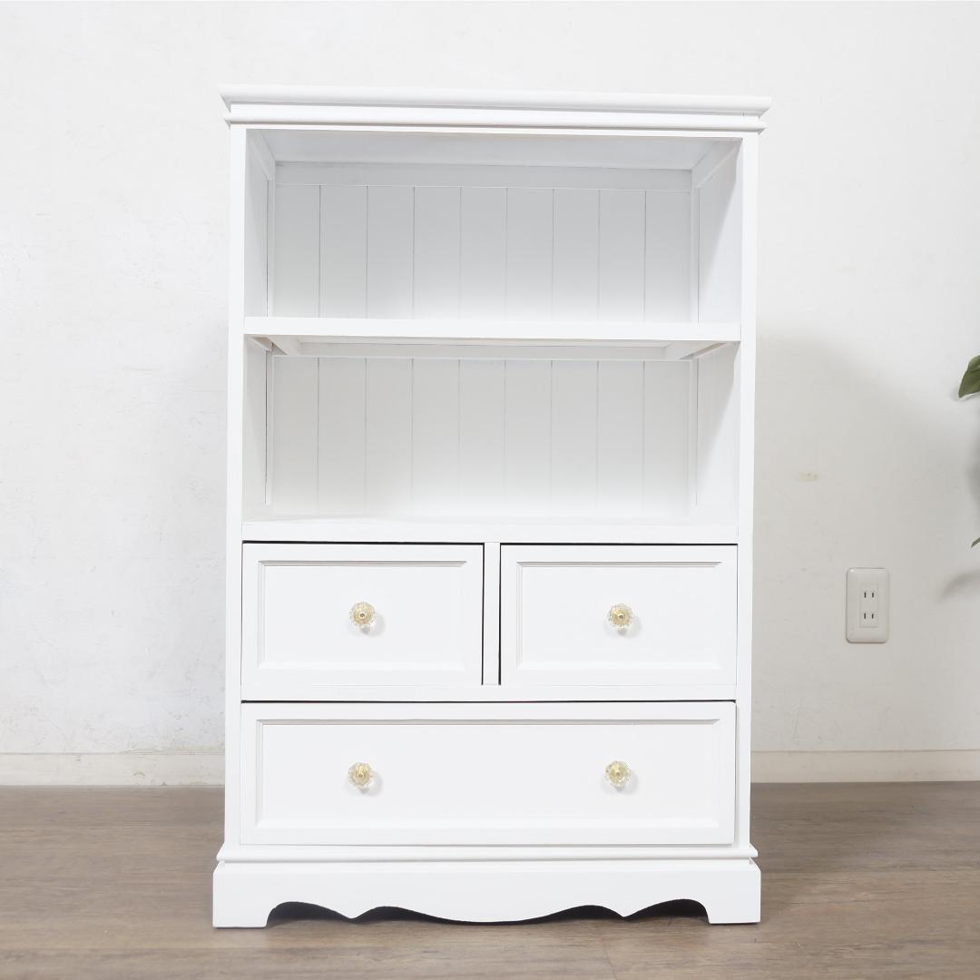 【新品・未使用】　キャビネット　オープンラック　チェスト　飾り棚　完成品