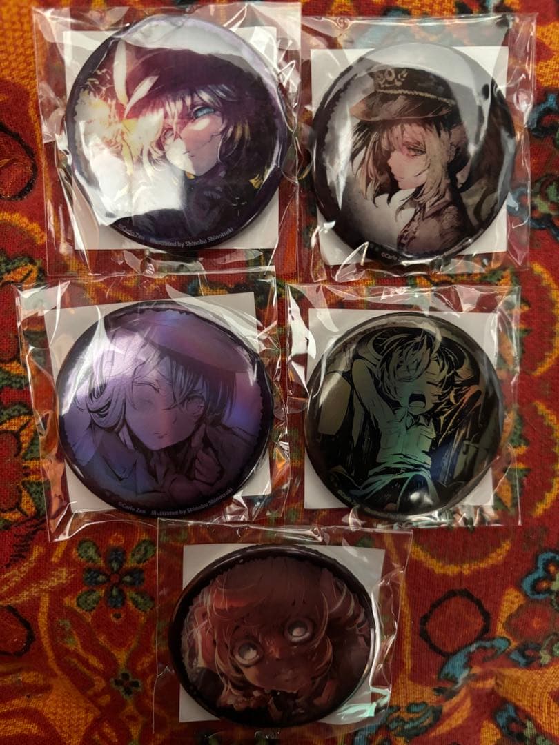 幼女戦記 くじ引き堂 缶バッジ E賞