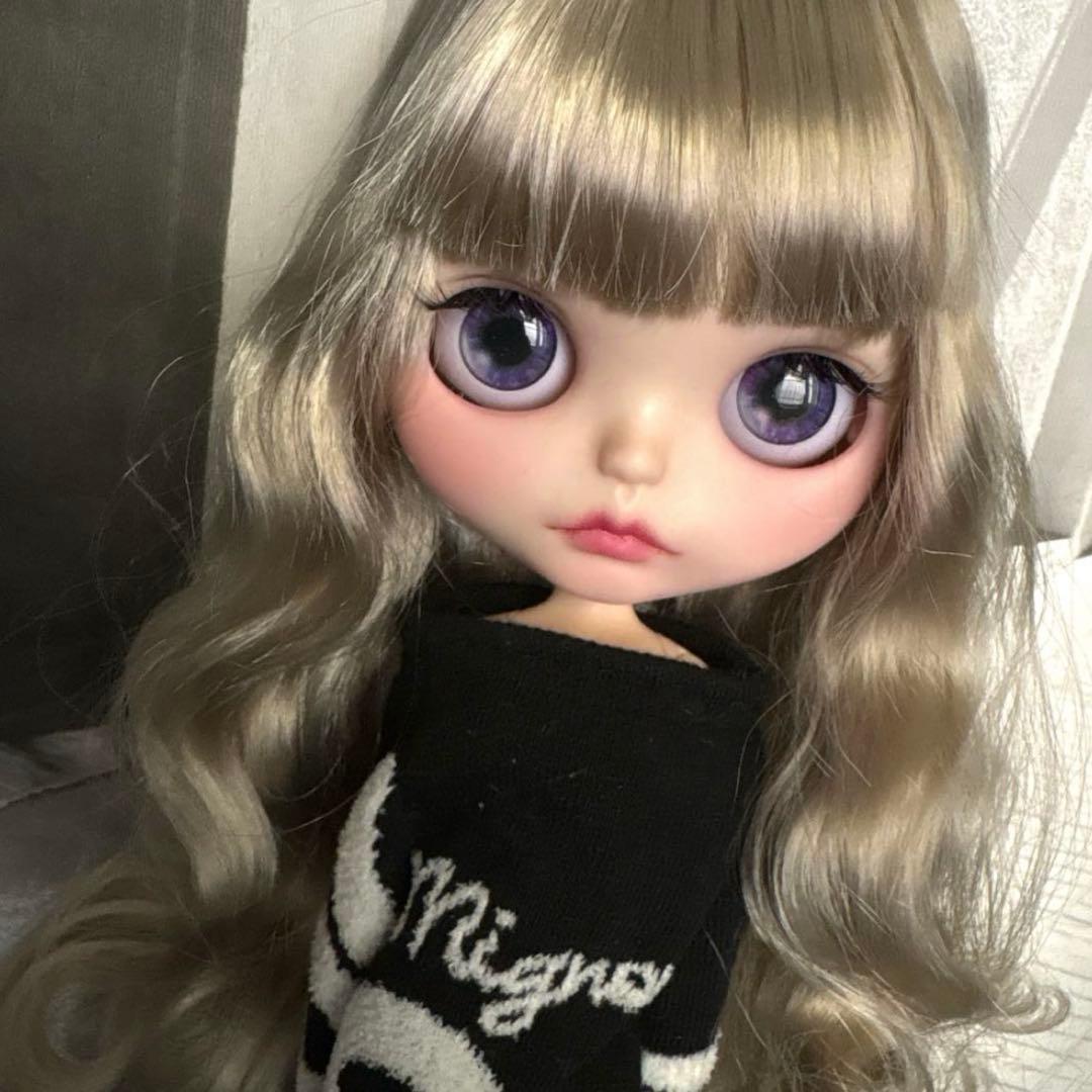 めぐみるく♡アイシードールカスタム❤︎シルバーブロンド❤︎