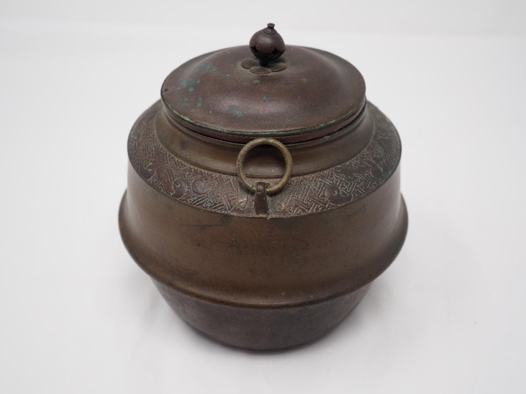 茶釜　風炉釜　小型　茶道　銅　工芸品