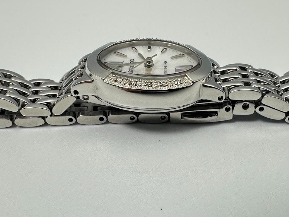 セイコー エクセリーヌ V117-0AV0 腕時計 ソーラー オーバル 922