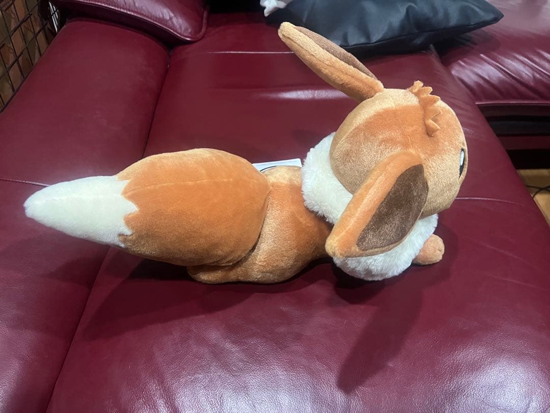 お*め様 イーブイ　等身大 寝そべりぬいぐるみ