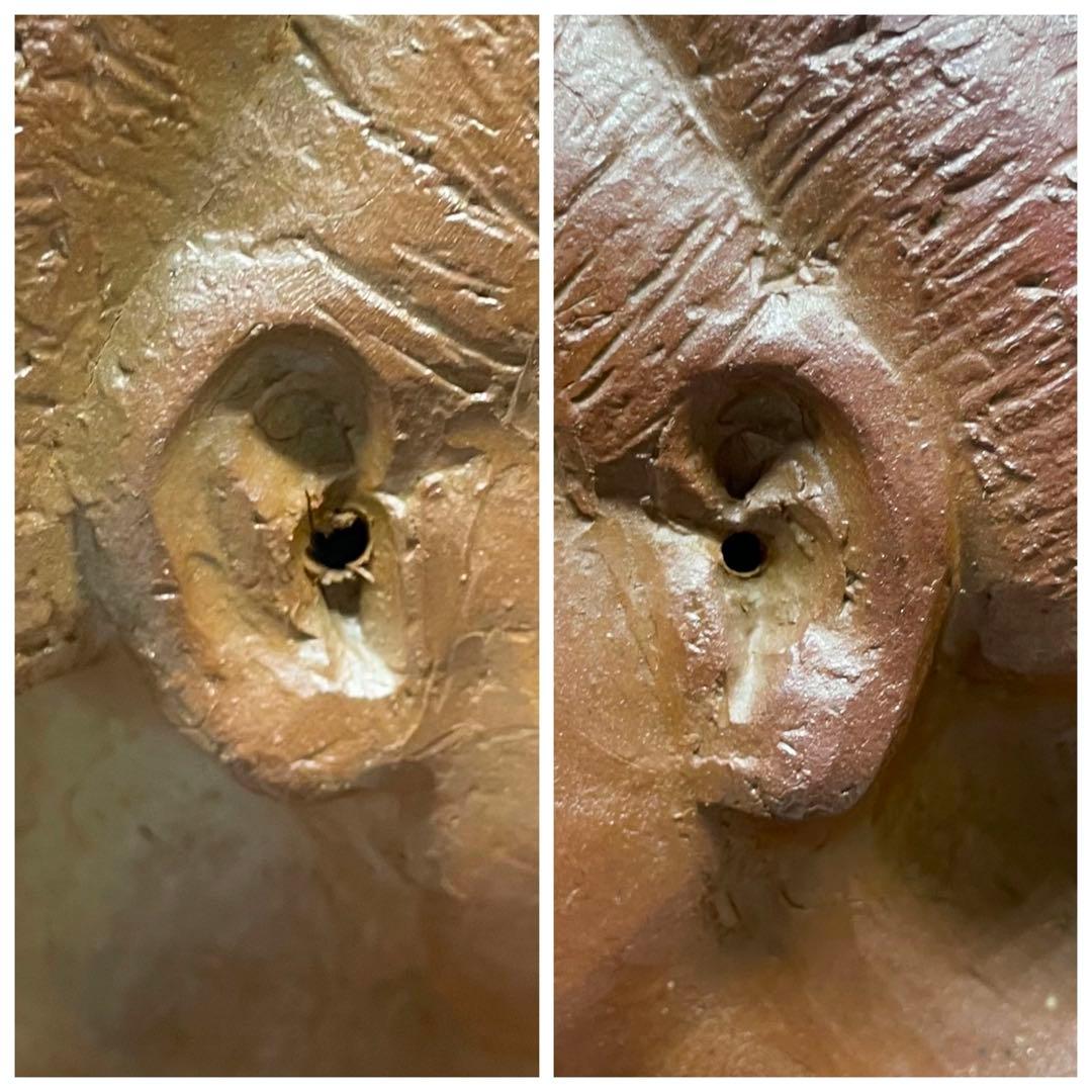 モンテパパ　昭和の名工　岡本錦朋　備前焼　裸婦像